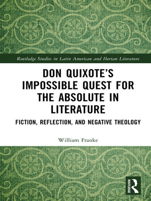 cover image of Don Quixote's Impossible Quest for the Absolute in Literature